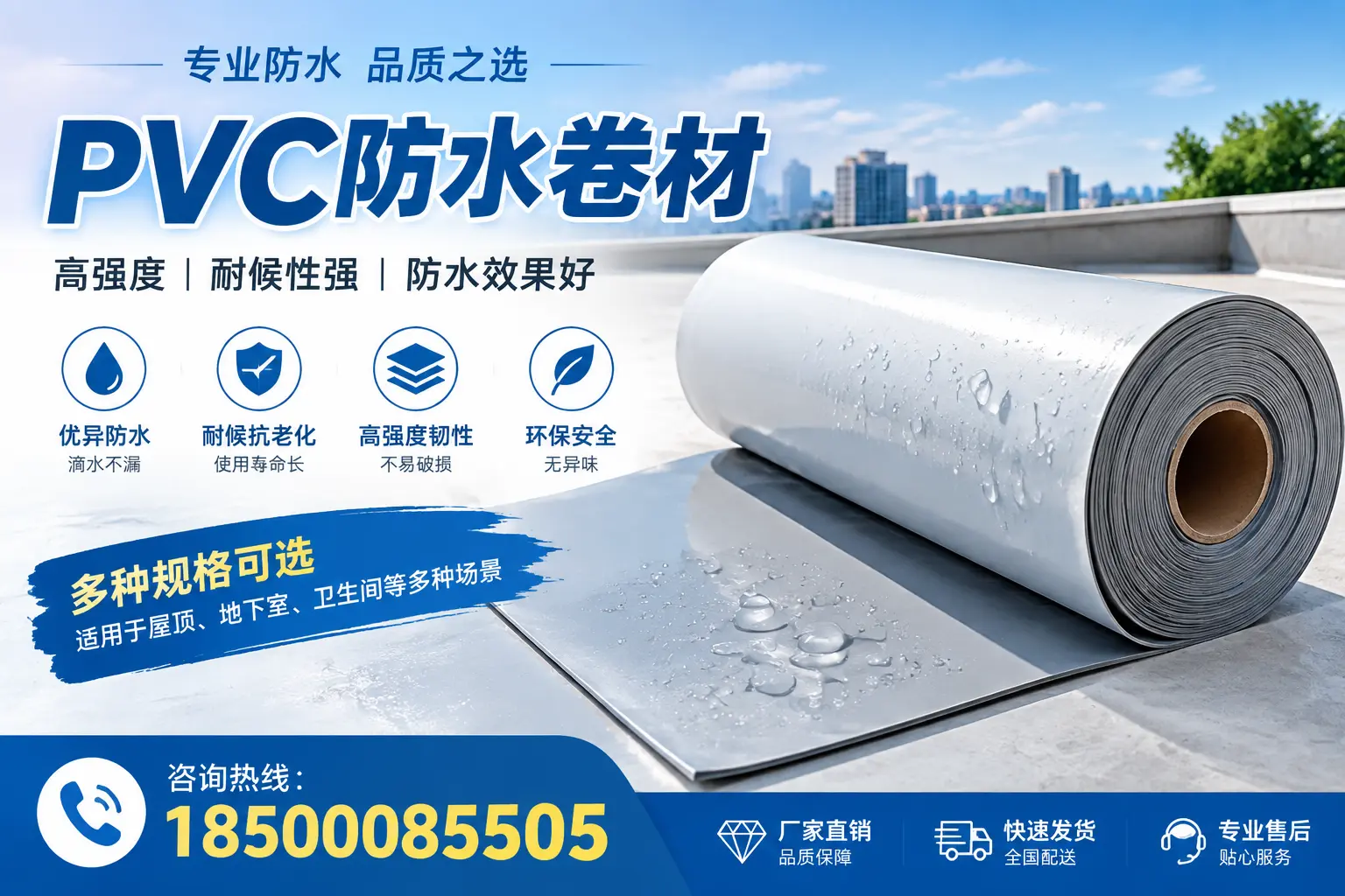 选用PVC防水卷材时需要避开的常见误区，特别是在孝感